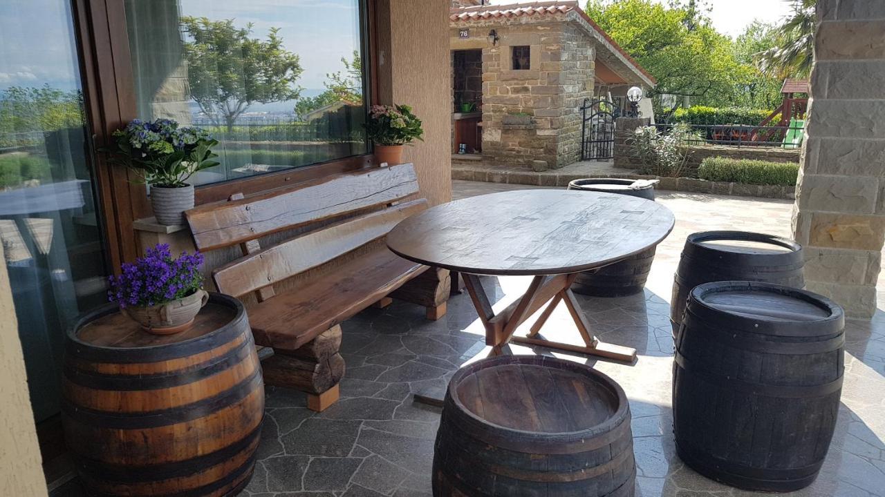Apartma Panorama Marezige Kültér fotó